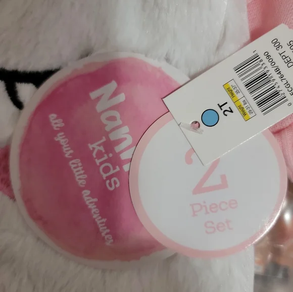 NWT Nannette Unicorn 2pc set. Sweatshirt and leggings. 2T - Picture 2 of 5